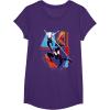 imageMarvel SpiderMan Across the SpiderVerse Three Spiders TShirtPurple