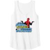 imageMarvel SpiderMan Far From Home Hijacked Summer Portrait Tank TopWhite