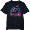 imageMarvel SpiderMan Miles Morales Graffiti City TShirtBlack