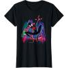 imageMarvel SpiderMan Miles Morales Graffiti City TShirtBlack