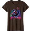 imageMarvel SpiderMan Miles Morales Graffiti City TShirtBrown