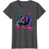 imageMarvel SpiderMan Miles Morales Graffiti City TShirtDark Heather Grey