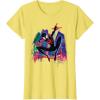 imageMarvel SpiderMan Miles Morales Graffiti City TShirtLemon Yellow