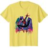 imageMarvel SpiderMan Miles Morales Graffiti City TShirtLemon Yellow