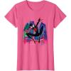 imageMarvel SpiderMan Miles Morales Graffiti City TShirtPink Heather
