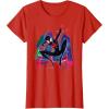imageMarvel SpiderMan Miles Morales Graffiti City TShirtRed