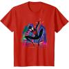 imageMarvel SpiderMan Miles Morales Graffiti City TShirtRed
