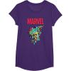 imageMarvel SpiderMan and Avengers Retro Silver Age Super Heroes TShirtPurple