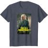 imageMarvel Thunderbolts This Is A Thunderbolt Yelena Belova TShirtHeather Blue