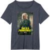 imageMarvel Thunderbolts This Is A Thunderbolt Yelena Belova TShirtHeather Blue