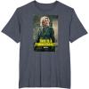 imageMarvel Thunderbolts This Is A Thunderbolt Yelena Belova TShirtHeather Blue