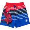 imageMarvel UPF 50 Pullover Rash Guard and Swim Trunks Outfit Set Toddler to Big Kid Sizes 2T  1820Spiderman Blue
