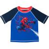 imageMarvel UPF 50 Pullover Rash Guard and Swim Trunks Outfit Set Toddler to Big Kid Sizes 2T  1820Spiderman Blue