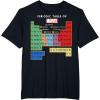imageMarvel Ultimate Periodic Table Of Elements Graphic Short Sleeve TShirt Black SmallBlack