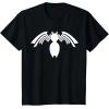 imageMarvel Venom White Spider Logo Halloween Graphic TShirt TShirtBlack