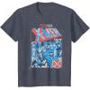 imageMarvel XMen 97 Americana Colors Group Poster TShirtHeather Blue