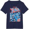 imageMarvel XMen 97 Americana Colors Group Poster TShirtNavy Blue
