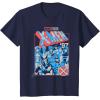 imageMarvel XMen 97 Americana Colors Group Poster TShirtNavy Blue