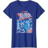 imageMarvel XMen 97 Americana Colors Group Poster TShirtRoyal Blue