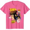 imageMarvel XMen Cajun Gambit Remy LeBeau Comic Art TShirt TShirtPink Heather