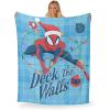 imageNorthwest SpiderMan Silk Touch Throw Blanket 50quot x 60quot Spiderwoman DrewHoliday Plaid