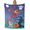imageNorthwest SpiderMan Silk Touch Throw Blanket 50quot x 60quot Spiderwoman DrewScary Scene