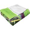 imageNorthwest SpiderMan Silk Touch Throw Blanket 50quot x 60quot Spiderwoman DrewSpider Punk Green