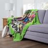 imageNorthwest SpiderMan Silk Touch Throw Blanket 50quot x 60quot Spiderwoman DrewSpider Punk Green