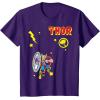 imageThor Character Collage TShirtPurple
