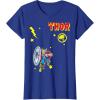 imageThor Character Collage TShirtRoyal Blue
