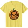 imageKids Marvel Comics Retro Classic Halloween SpiderMan Pumpkin TShirtLemon Yellow
