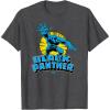 imageMarvel  Black Panther Character Logo TShirtDark Heather Grey