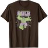 imageMarvel  HULK Retro Faded Style TShirtBrown