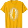 imageMarvel  SpiderMan Spray Stencil Logo Icon TShirtGolden Yellow