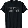imageMarvel Avengers Endgame Thor Im Still Worthy TShirtBlack