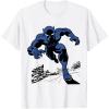 imageMarvel Black Panther Retro Comic Art TShirtWhite