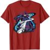 imageMarvel Silver Surfer and Galactus Retro Vintage Comic Style TShirtCranberry Red