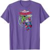 imageSpiderMan  Spidey vs Doc Ock TShirtPurple Heather
