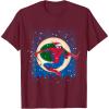 imageSpiderMan Oversized Character Christmas TShirtBurgundy