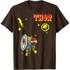 imageThor Character Collage TShirtBrown