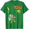 imageThor Character Collage TShirtKelly Green