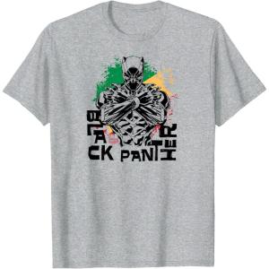 imageBlack Panter Wakanda Vibe TShirtHeather Grey