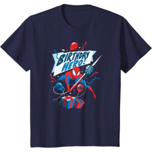 imageKids Marvel SpiderMan Birthday Hero TShirtNavy Blue