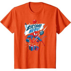 imageKids Marvel SpiderMan Birthday Hero TShirtOrange