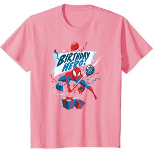 imageKids Marvel SpiderMan Birthday Hero TShirtPink