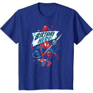 imageKids Marvel SpiderMan Birthday Hero TShirtRoyal Blue