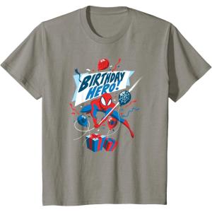imageKids Marvel SpiderMan Birthday Hero TShirtSlate Grey