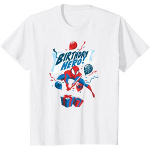 imageKids Marvel SpiderMan Birthday Hero TShirtWhite