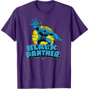 imageMarvel  Black Panther Character Logo TShirtPurple