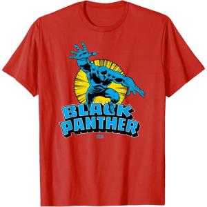 imageMarvel  Black Panther Character Logo TShirtRed